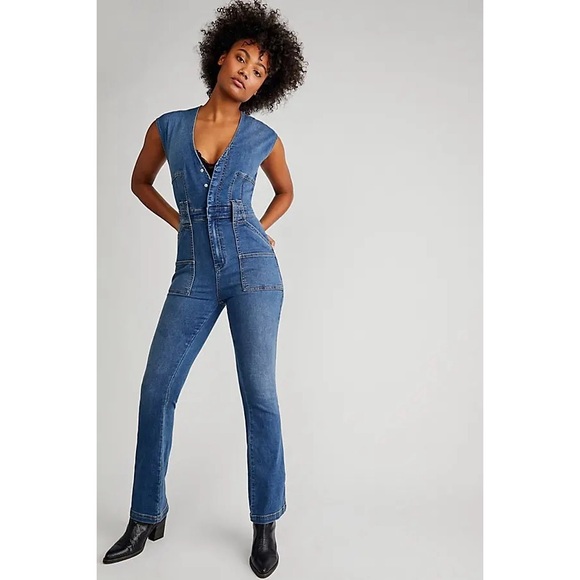 Free People Hyde Park Jumpsuit 4 - Picture 3 of 3